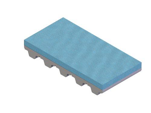 Sylomer blue coating for timing belts Sylomer blue coating for timing belts