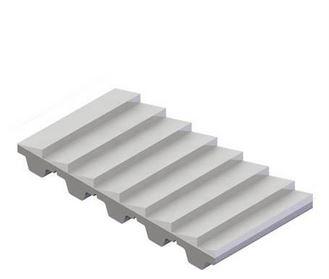 PVC sawtooth profile white coating for timing belts