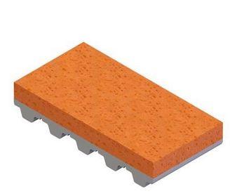 Sponge rubber orange RG250 coating for timing belts Sponge rubber orange RG250 coating for timing belts
