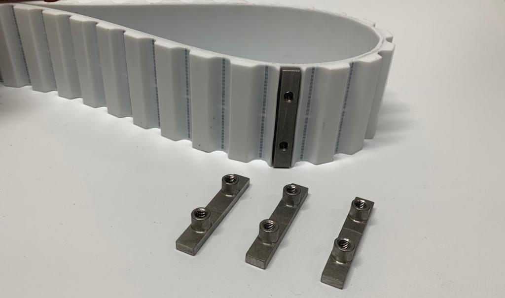 Timing belt AT20 + mechanical teeth Timing belt AT20 + mechanical teeth