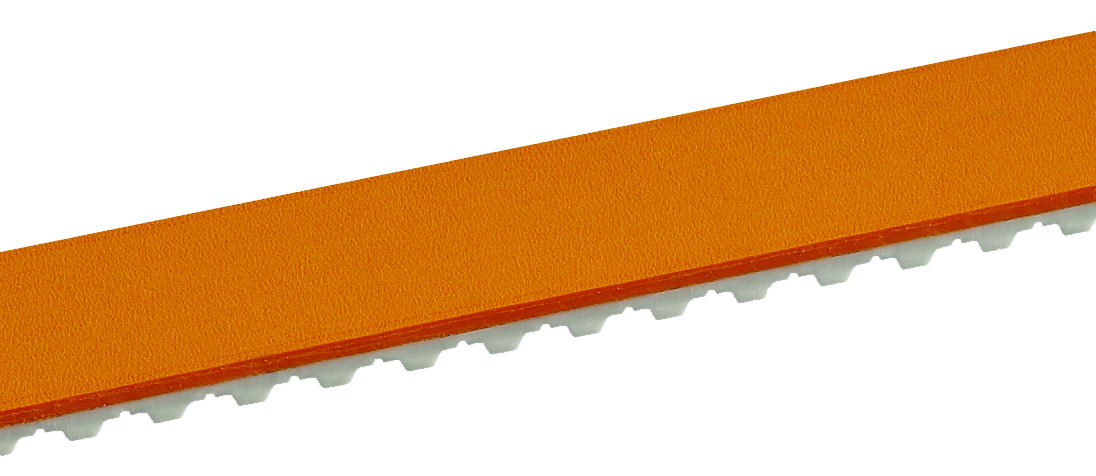 Timing belt with linatrile coating Timing belt with linatrile coating