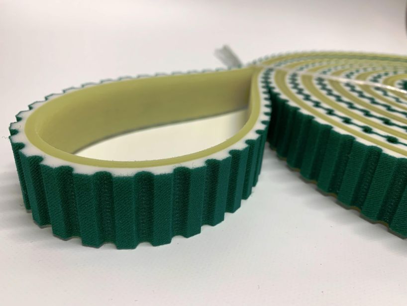 PU Tandriem met bekleding Polythan