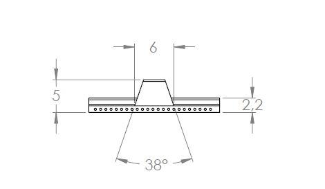 PU tandriem TK5-K6
